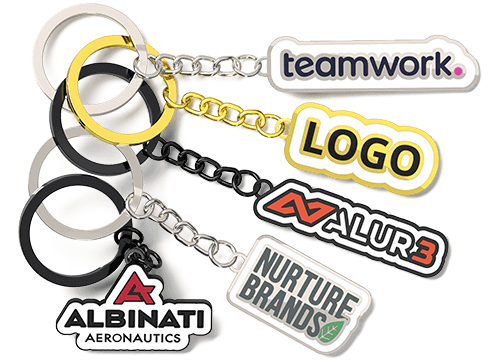 Enamel Keychain - Custom Keyring