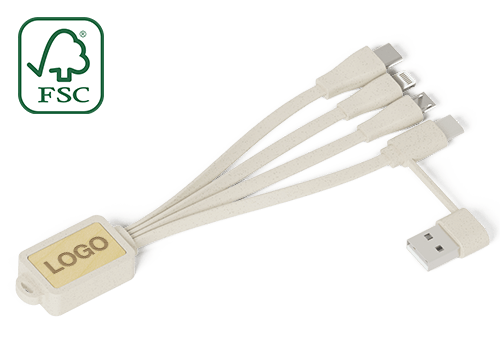 Multi Wood - Custom USB Cable Multi Wood - Custom USB Cable
