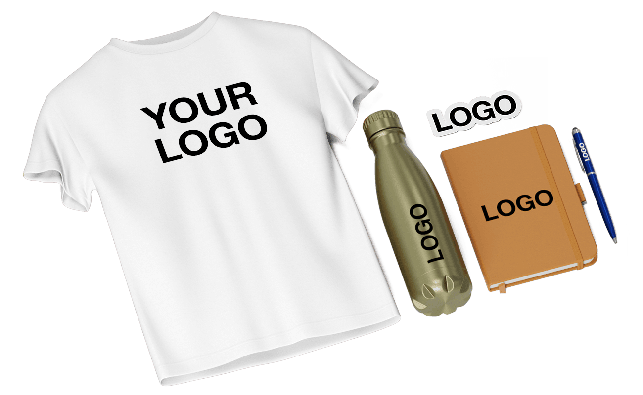 Custom Merch Packs Branded with your Logo