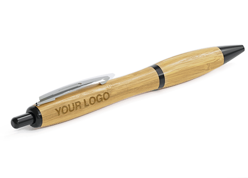 Contour - Personalized Promotional Bamboo Pens