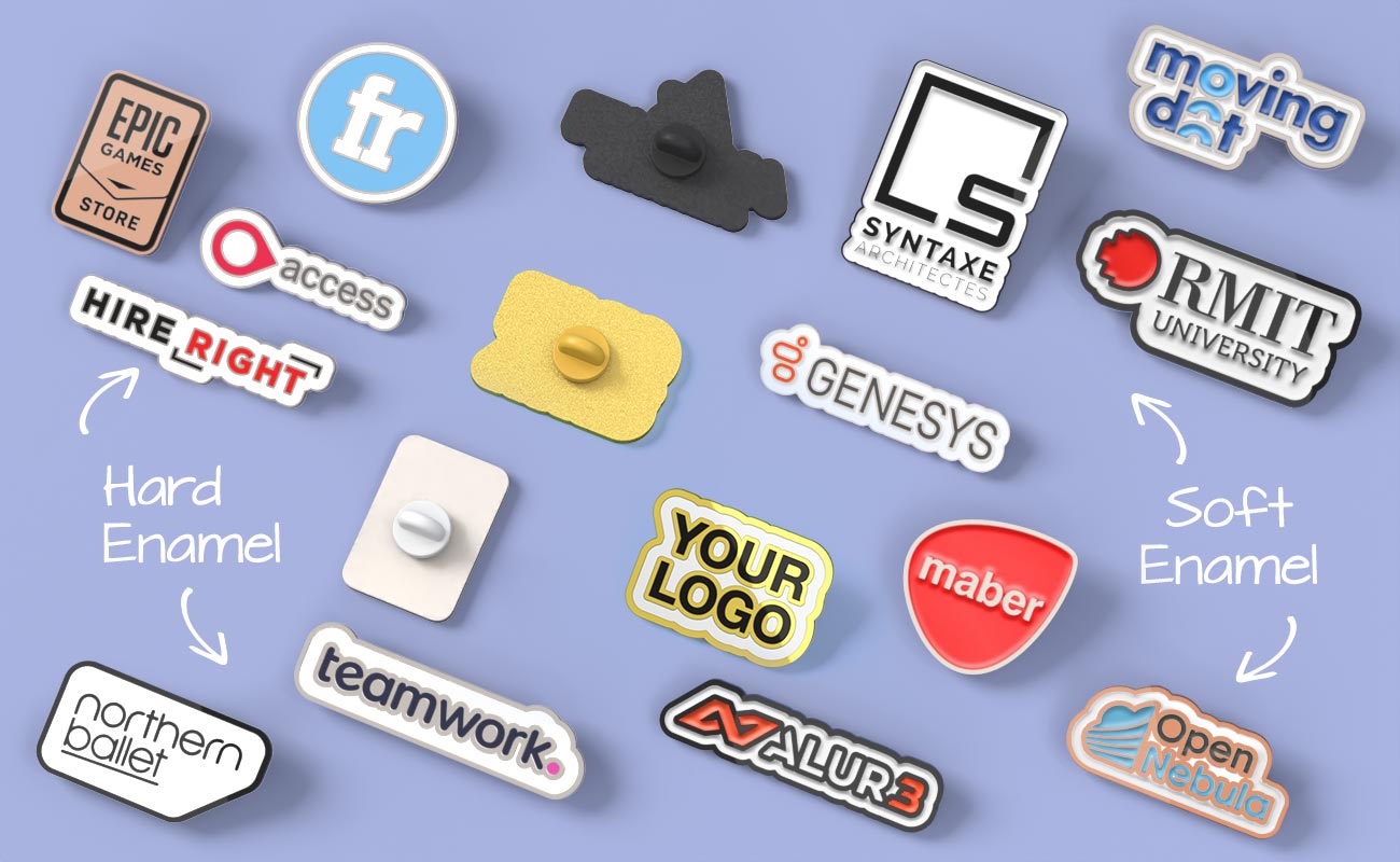 Enamel Pin Badges with Logo, Enamel Badge
