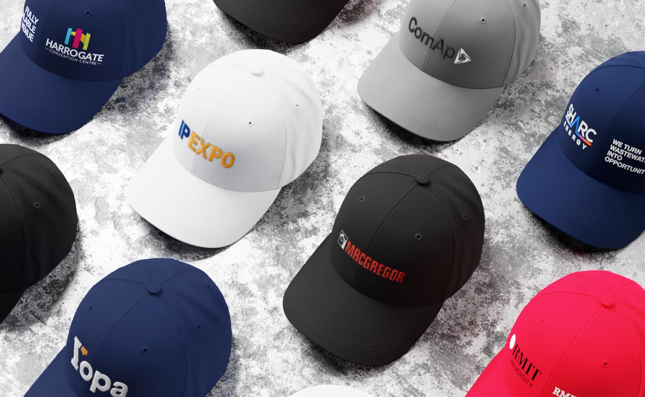 Hex - Printed Caps With Logo gallery thumbnail