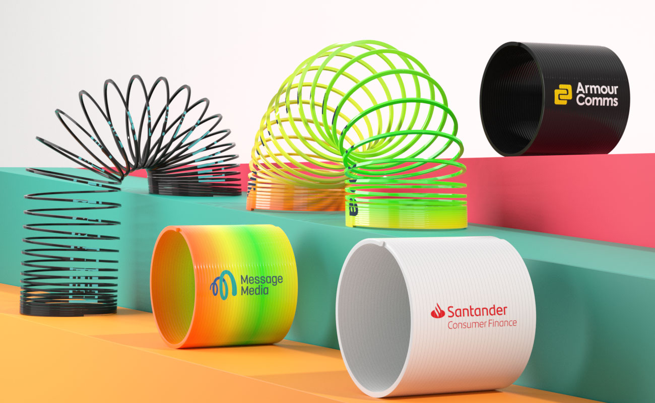 Reel - Branded Spring Toy with Logo gallery thumbnail