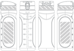 Shaker Bottle Screen Printing
