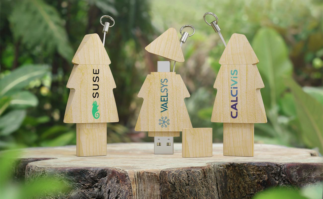 Tree Duo - Logo USB Drives gallery thumbnail