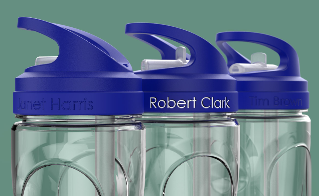 Wave - Customized Promotional Plastic Water Bottles gallery thumbnail