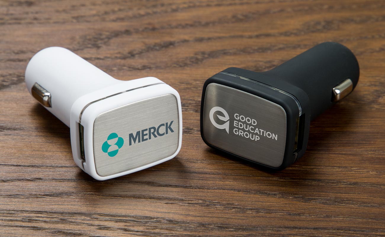 Zip - Logo USB Car Charger gallery thumbnail